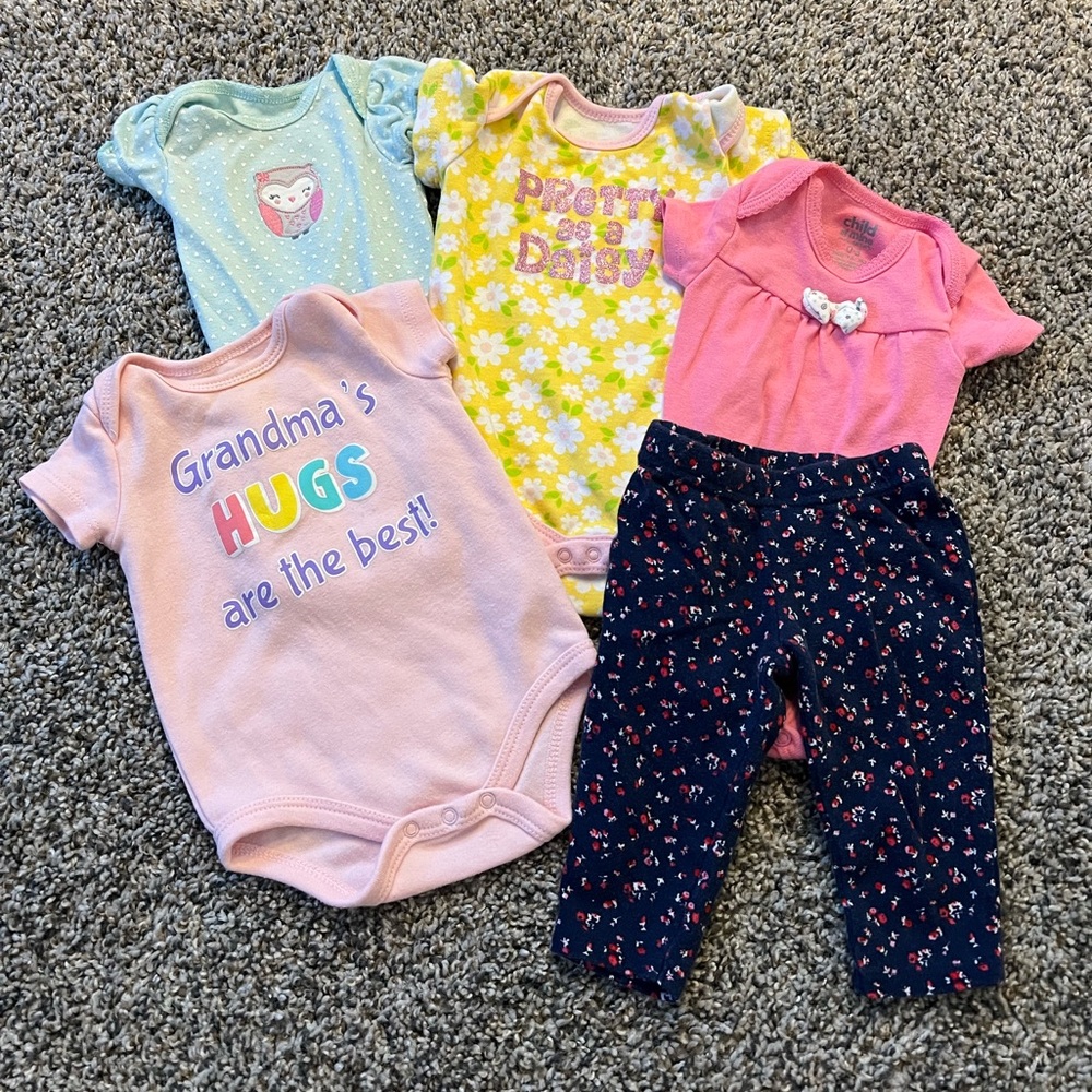 Baby Girl 0-3 Month Lot
